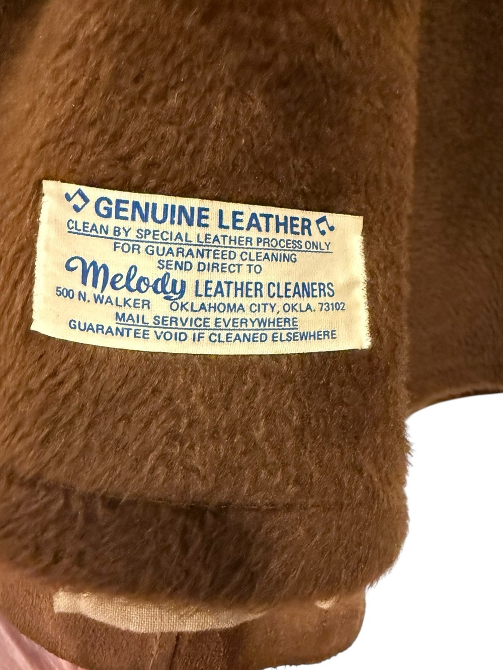 Vintage Pioneer Wear Suede Sherpa Rancher Jacket Brown Western Coat Size 44 - Picture 5 of 16